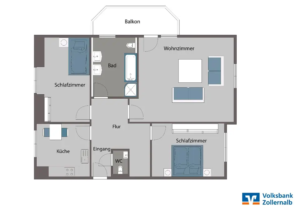3 Zimmer Wohnung mit 87 m² in Balingen – Bild 9