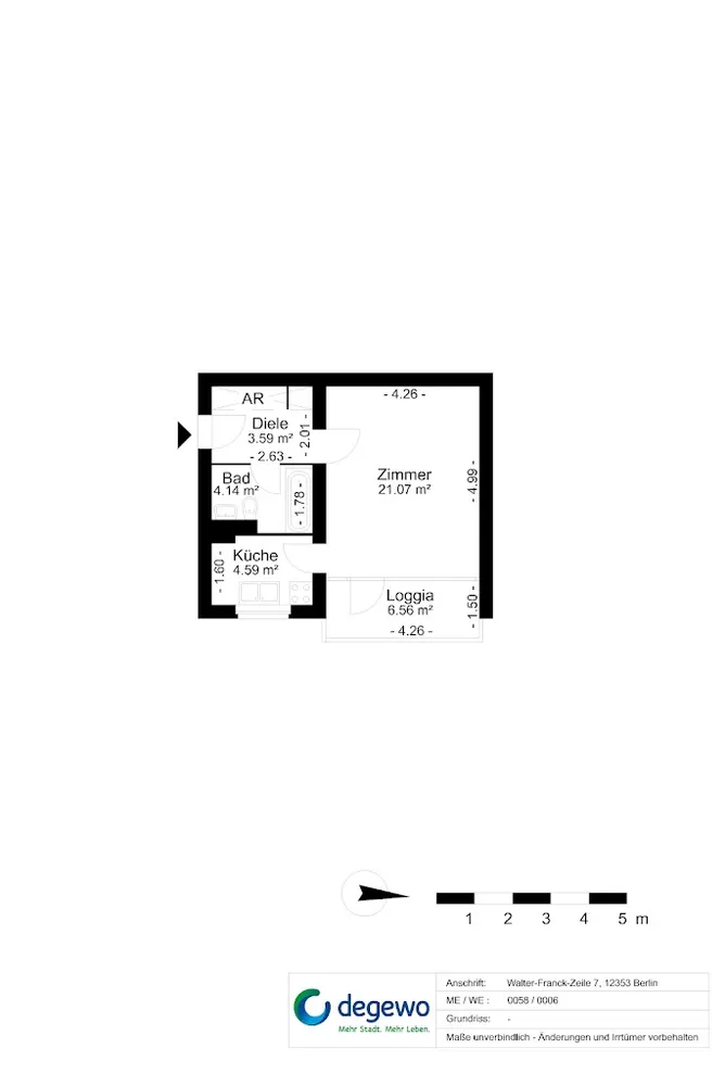 1 Zimmer Wohnung mit 38 m² in Berlin – Bild 8