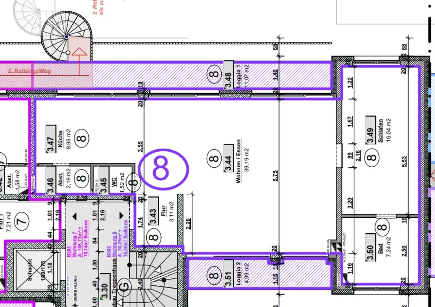 3 Zimmer Wohnung mit 88 m² in Karlsruhe – Bild 10