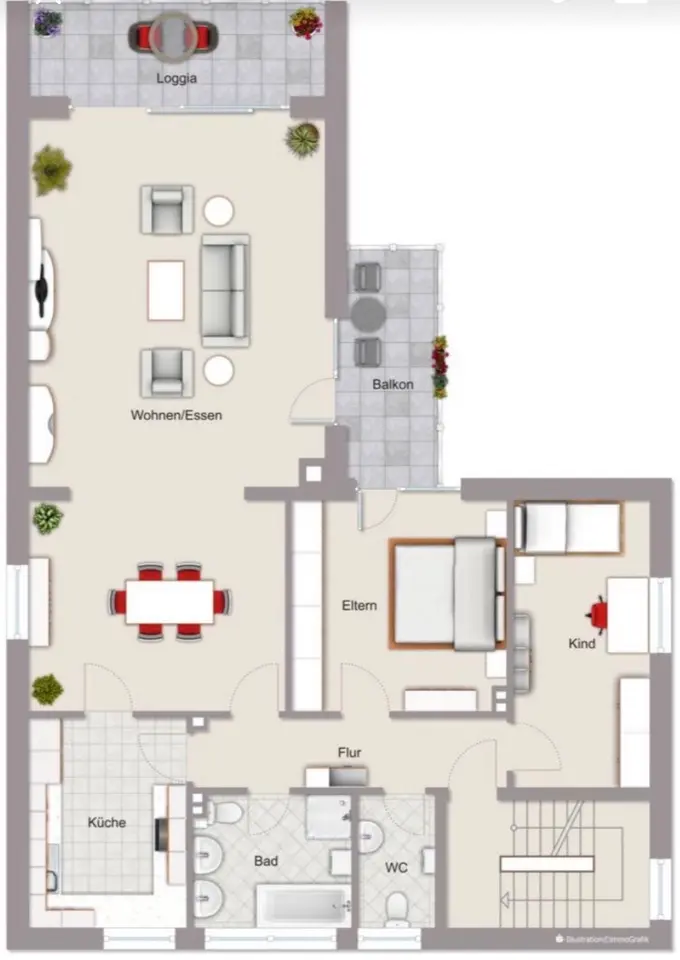 4 Zimmer Wohnung mit 116 m² in Gütersloh – Bild 3