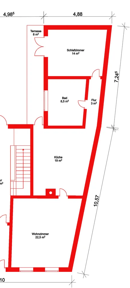2 Zimmer Wohnung mit 71 m² in Helmstedt – Bild 6