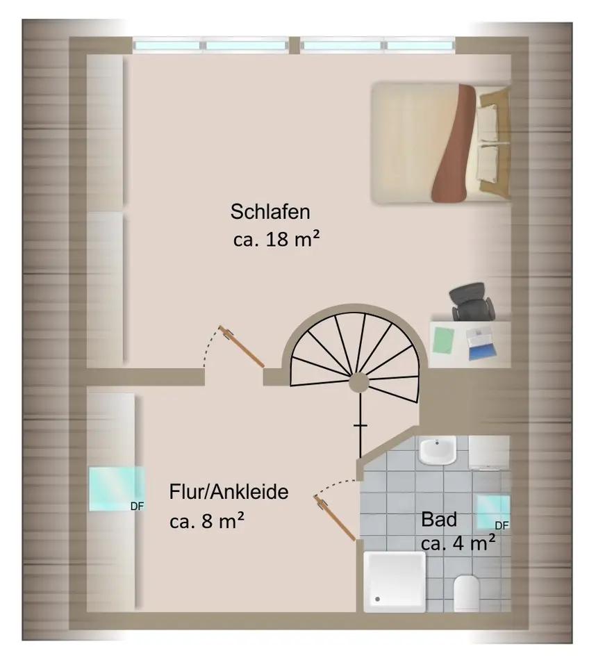 3 Zimmer Wohnung mit 109 m² in Bitterfeld-Wolfen – Bild 7