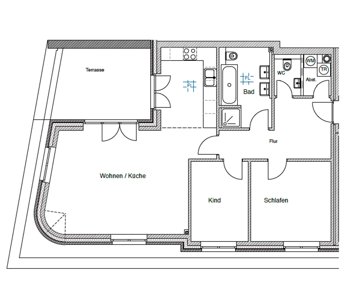 3 Zimmer Wohnung mit 95 m² in Elmshorn – Bild 1