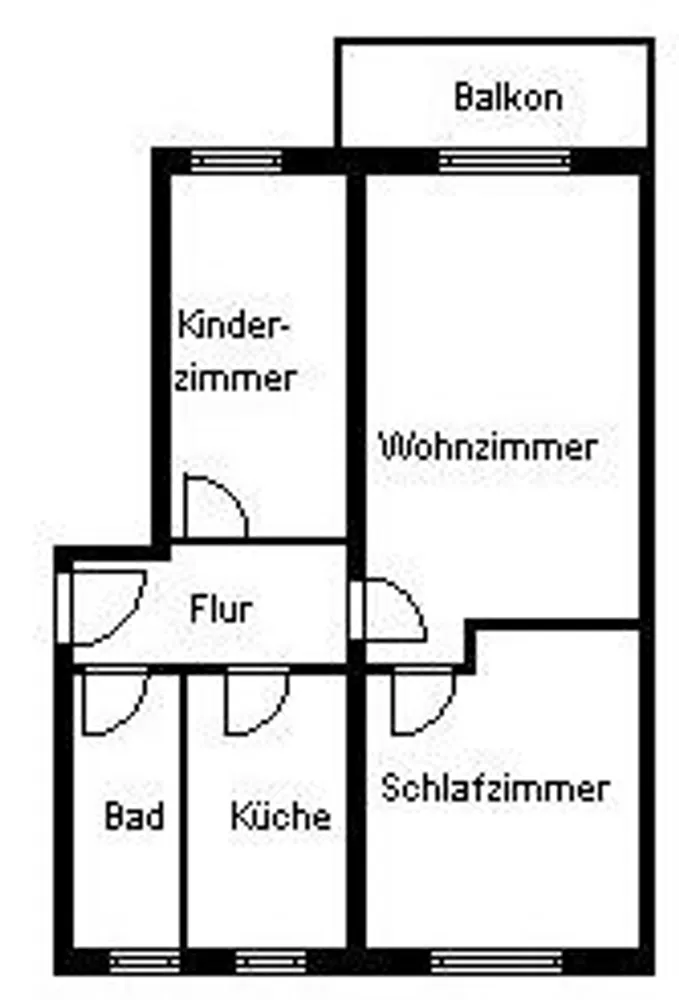 3 Zimmer Wohnung mit 60 m² in Weißenfels – Bild 2