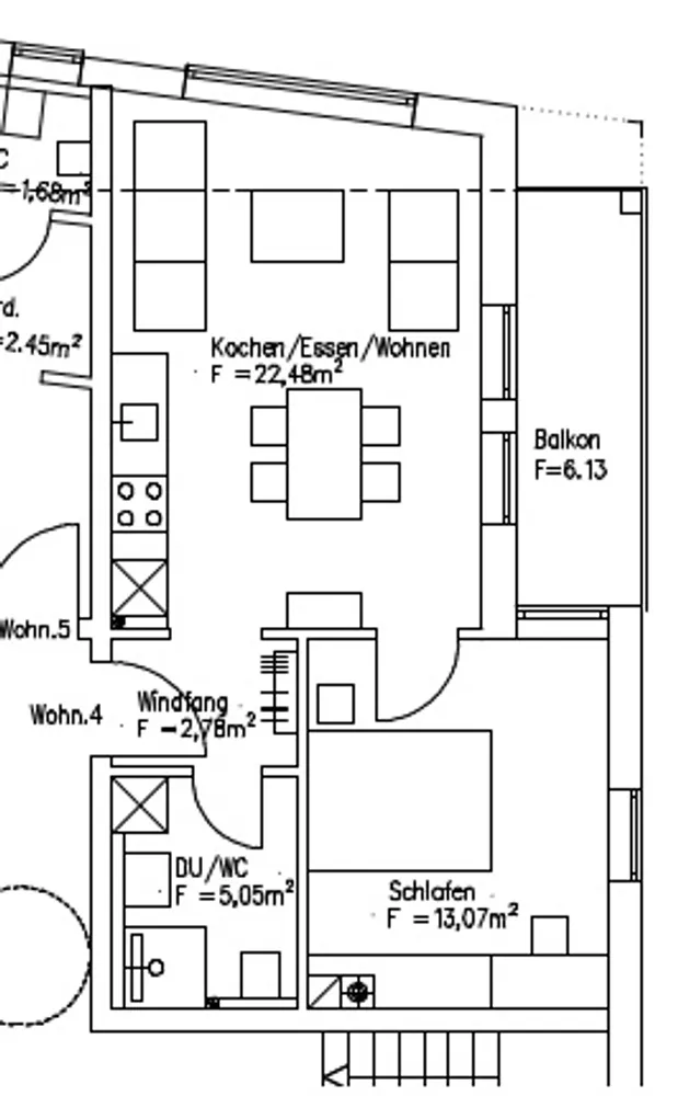 2 Zimmer Wohnung mit 47 m² in Ulm – Bild 5