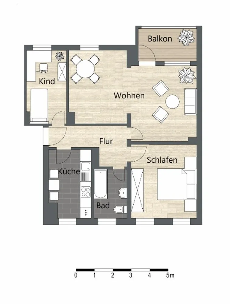 4 Zimmer Wohnung mit 73 m² in Dessau-Roßlau – Bild 6