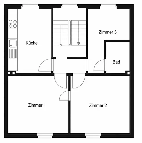 3 Zimmer Wohnung mit 61 m² in Frankfurt am Main – Bild 7