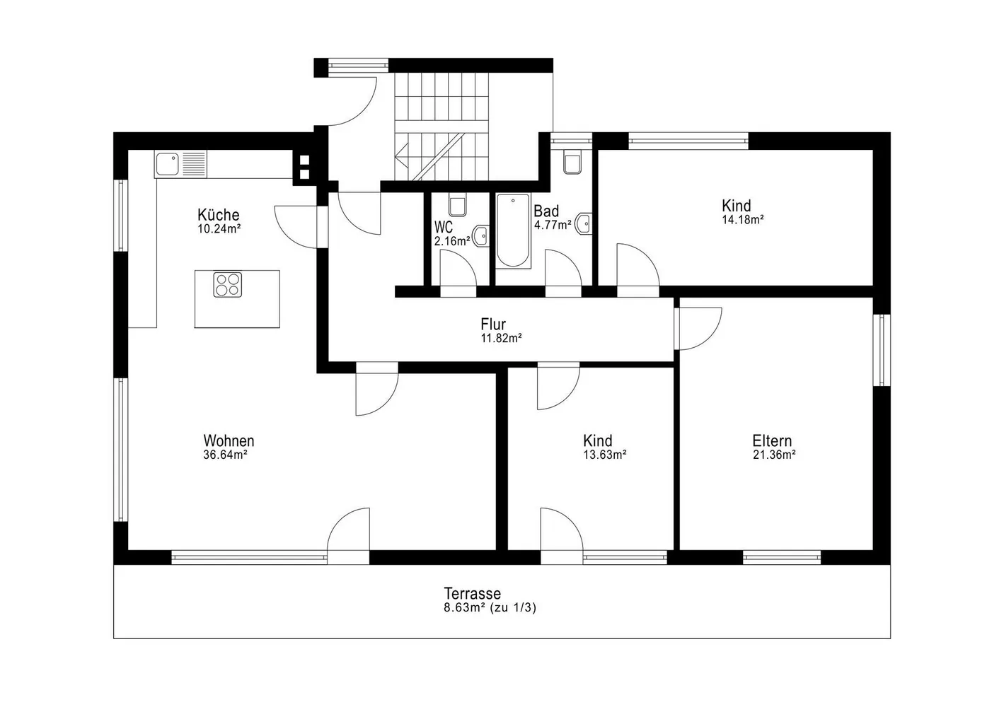 5 Zimmer Wohnung mit 133 m² in München – Bild 4