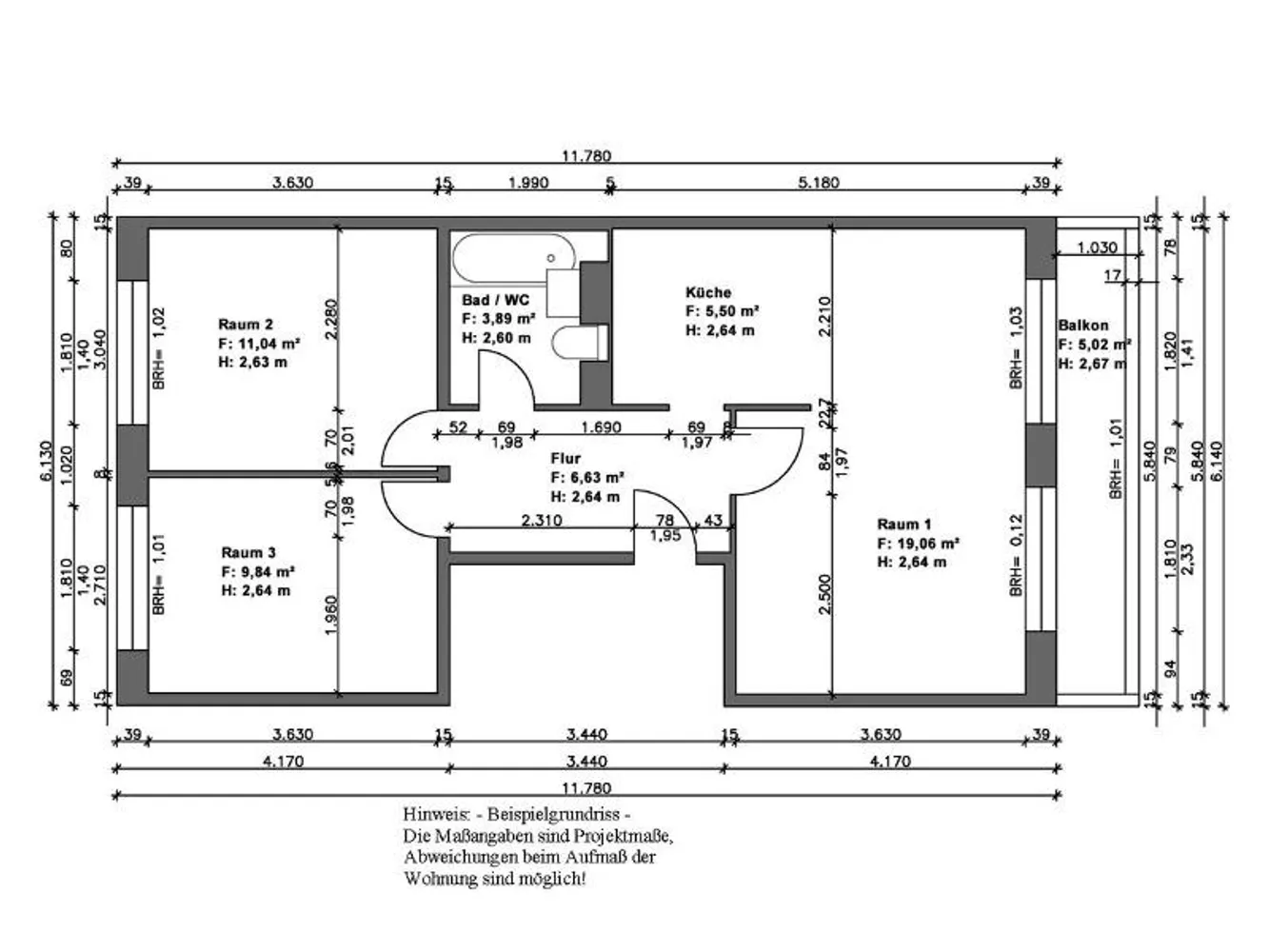 3 Zimmer Wohnung mit 59 m² in Halle (Saale) – Bild 8