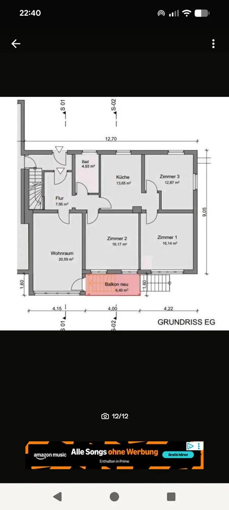 4 room apartment with 99 m² in Passau – Photo 3