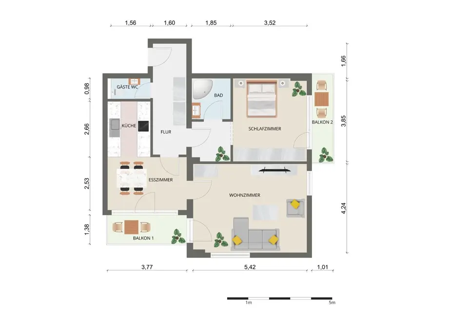 2 Zimmer Wohnung mit 73 m² in Mönchengladbach – Bild 9