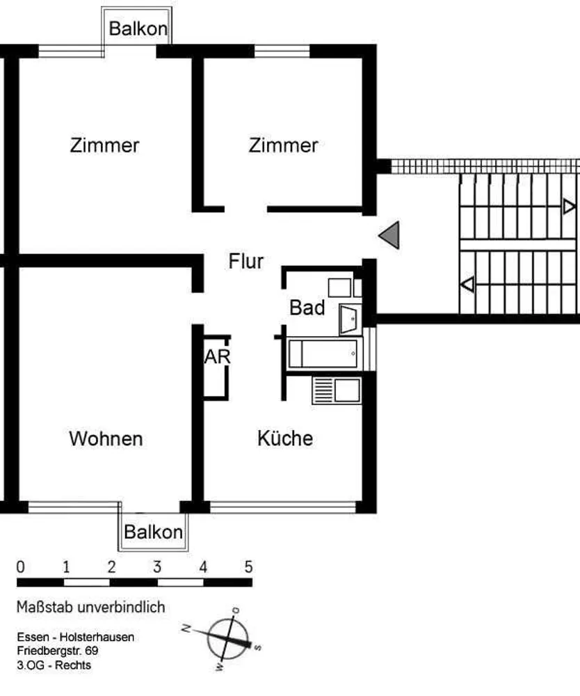 3 Zimmer Wohnung mit 67 m² in Essen – Bild 12