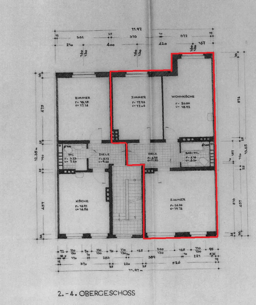 2 Zimmer Wohnung mit 73 m² in Aachen – Bild 12