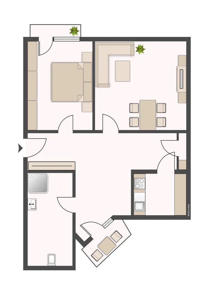 2 Zimmer Wohnung mit 55 m² in Chemnitz – Bild 10