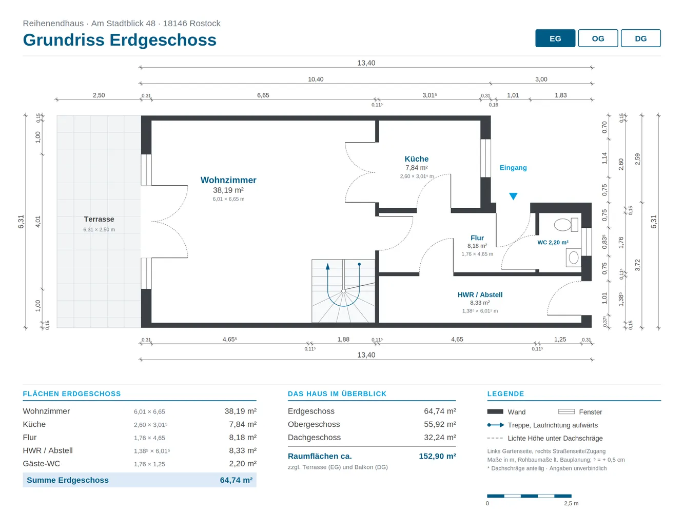 5 Zimmer Haus mit 159 m² in Rostock – Bild 1