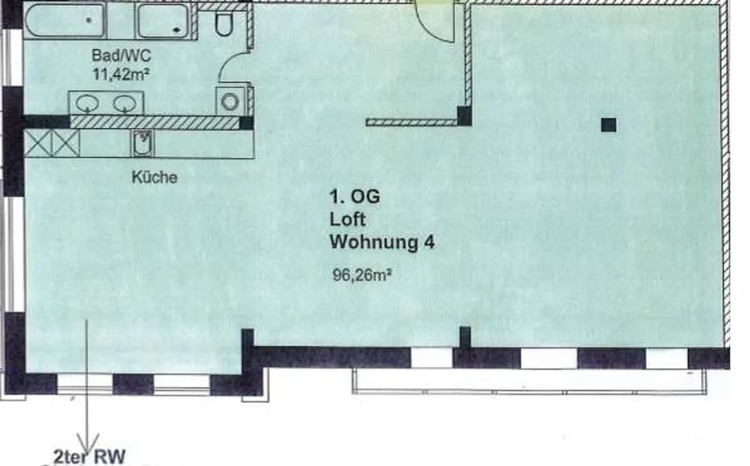 2 Zimmer Wohnung mit 108 m² in Hameln – Bild 4