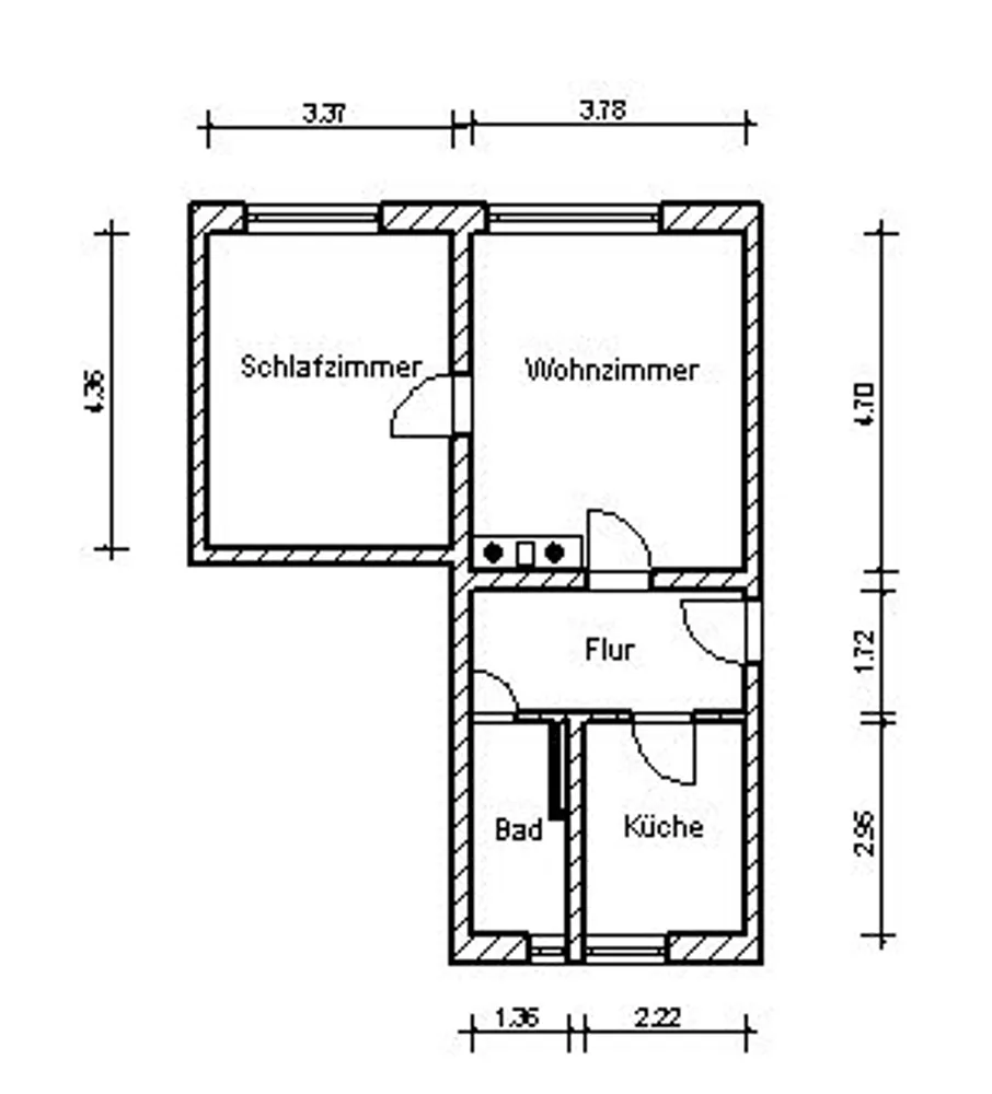 2 room apartment with 49 m² in Magdeburg – Photo 8