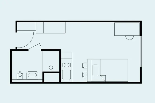 1 Zimmer Wohnung mit 22 m² in Freiburg im Breisgau – Bild 7