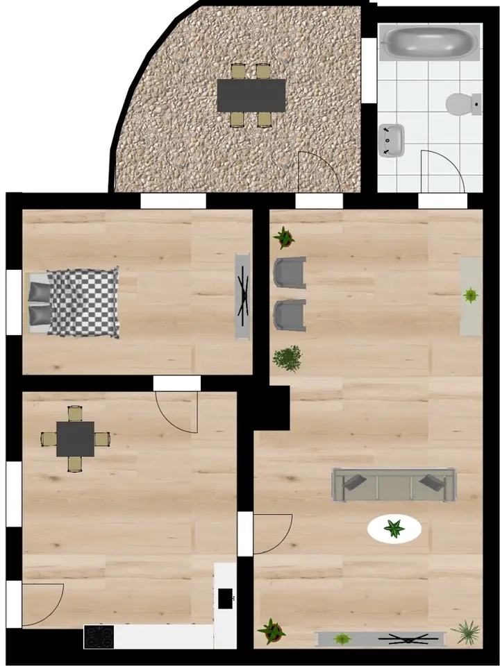 2 room apartment with 60 m² in Passau – Photo 8