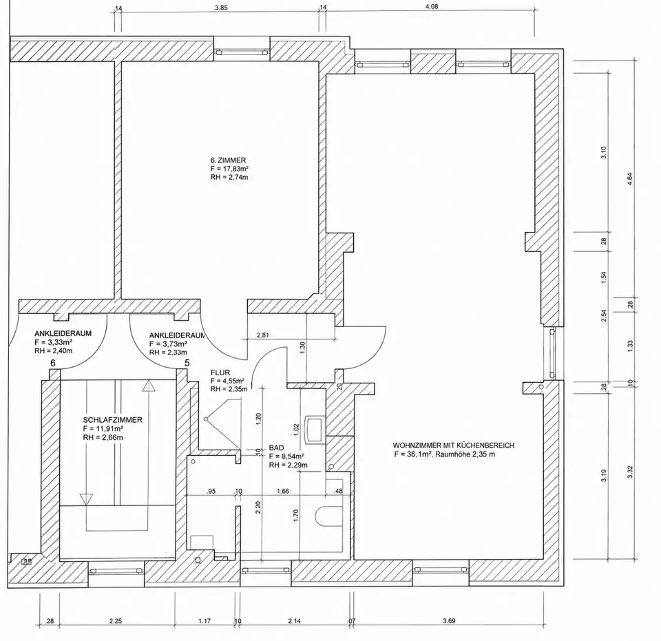 2 Zimmer Wohnung mit 50 m² in Rostock – Bild 4