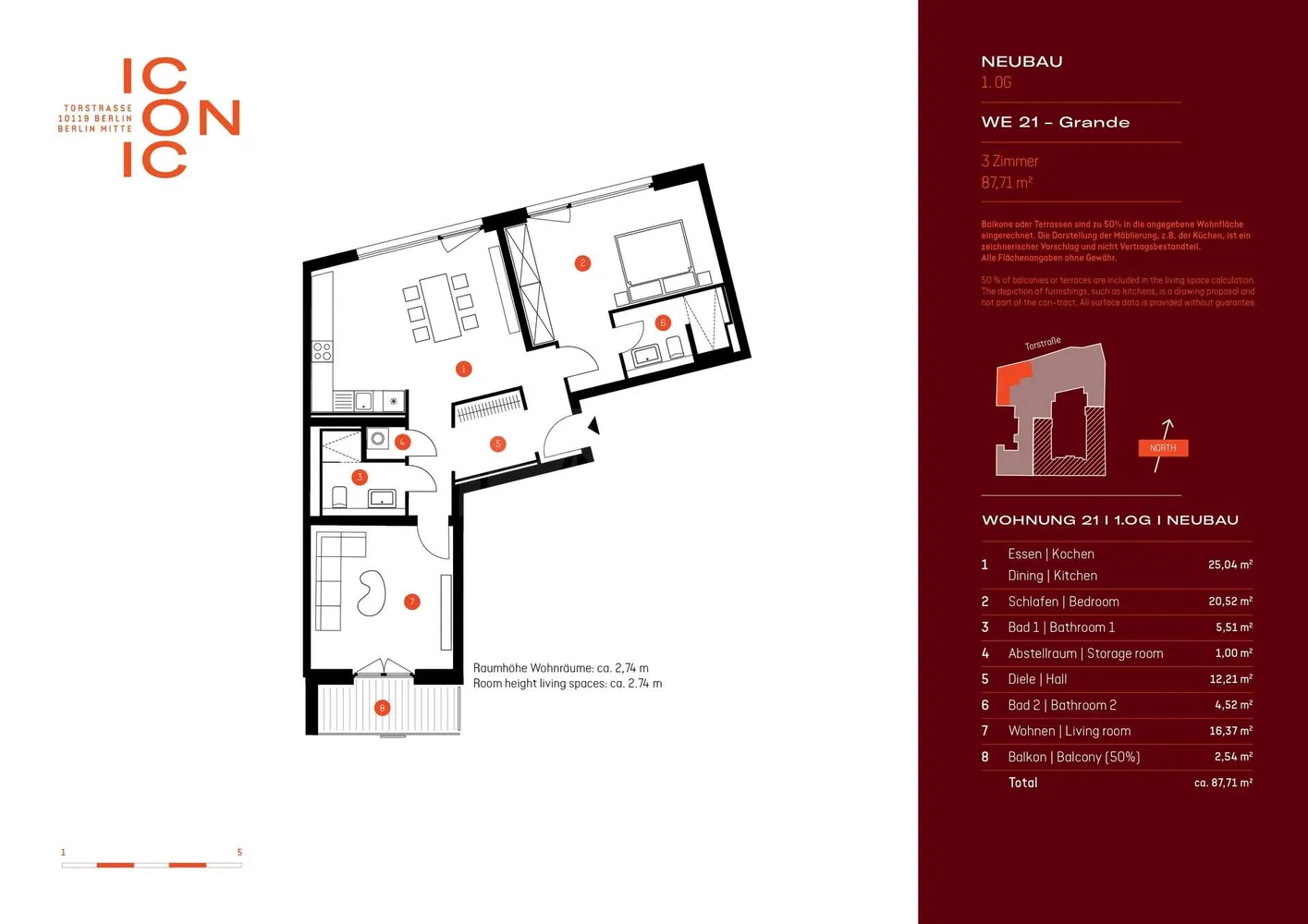 3 Zimmer Wohnung mit 88 m² in Berlin – Bild 6