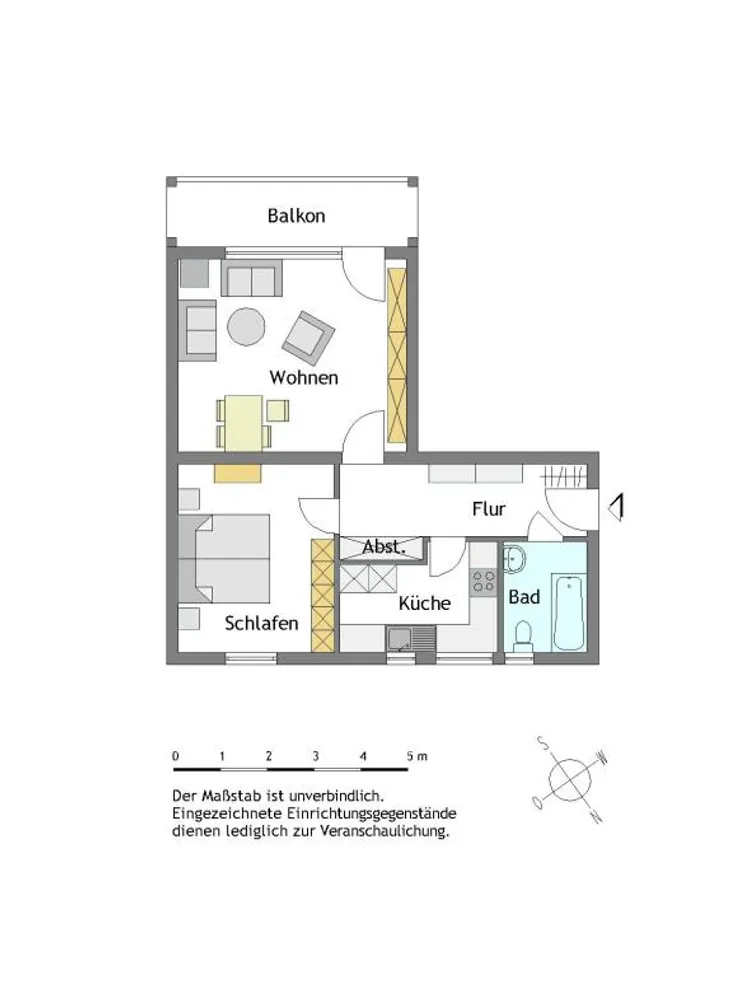 2 Zimmer Wohnung mit 56 m² in Mülheim an der Ruhr – Bild 3