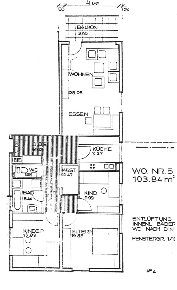 4 Zimmer Wohnung mit 103 m² in Stuttgart – Bild 2