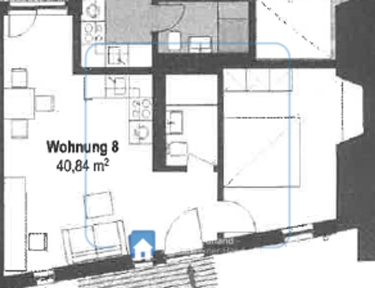 2 Zimmer Wohnung mit 40 m² in Passau – Bild 9