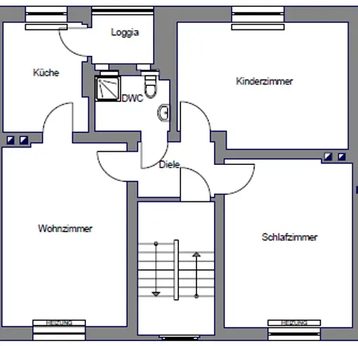 3 Zimmer Wohnung mit 64 m² in Duisburg – Bild 7