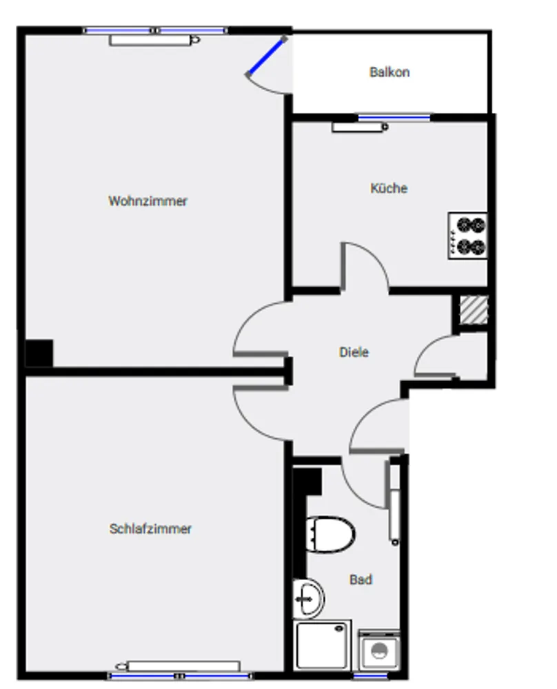 2 Zimmer Wohnung mit 51 m² in Erlangen – Bild 6