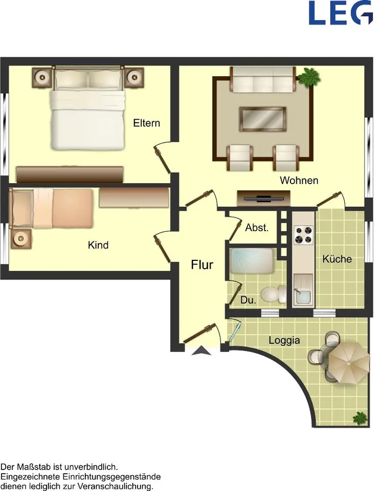 3 Zimmer Wohnung mit 62 m² in Duisburg – Bild 5