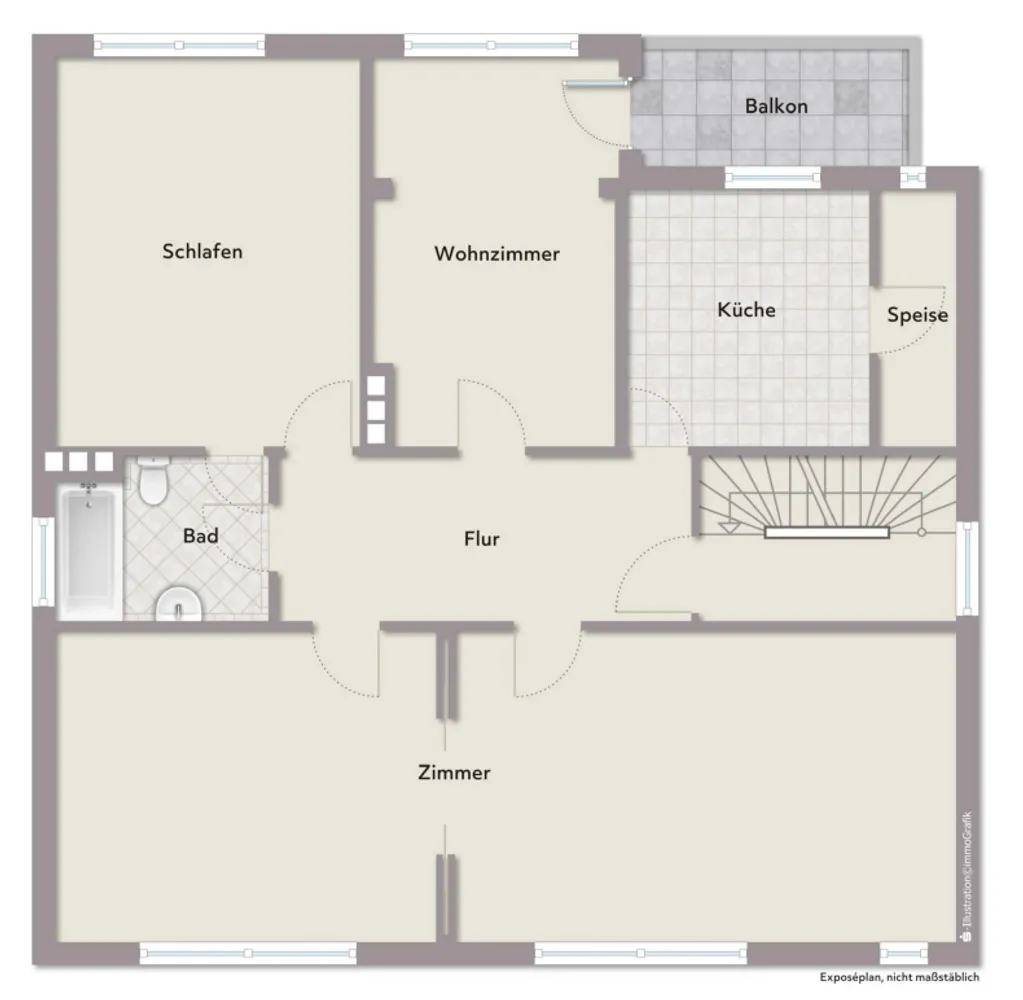 4 Zimmer Wohnung mit 120 m² in Bremen – Bild 5