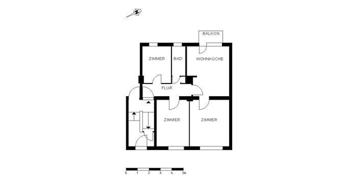 3 Zimmer Wohnung mit 58 m² in Bremen – Bild 2