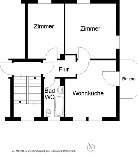 2 Zimmer Wohnung mit 50 m² in Bielefeld – Bild 8