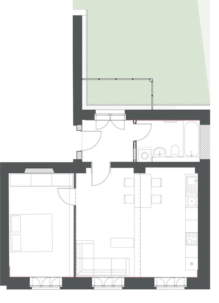 2 Zimmer Wohnung mit 60 m² in Halle (Saale) – Bild 8