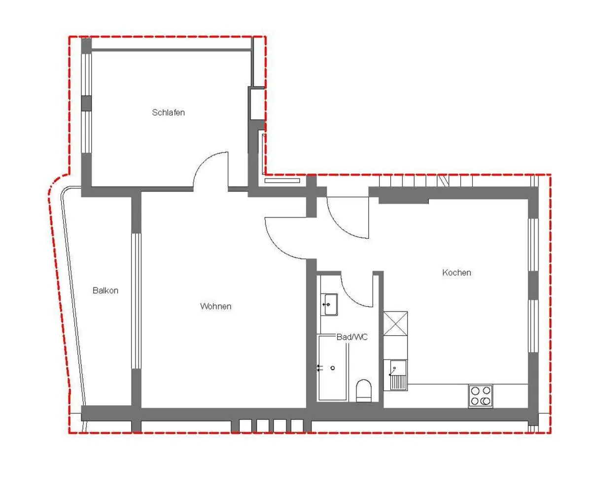 2 room apartment with 60 m² in Munich – Photo 5