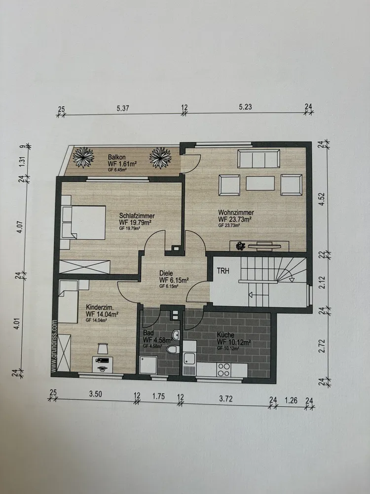 3 Zimmer Wohnung mit 80 m² in Duisburg – Bild 4