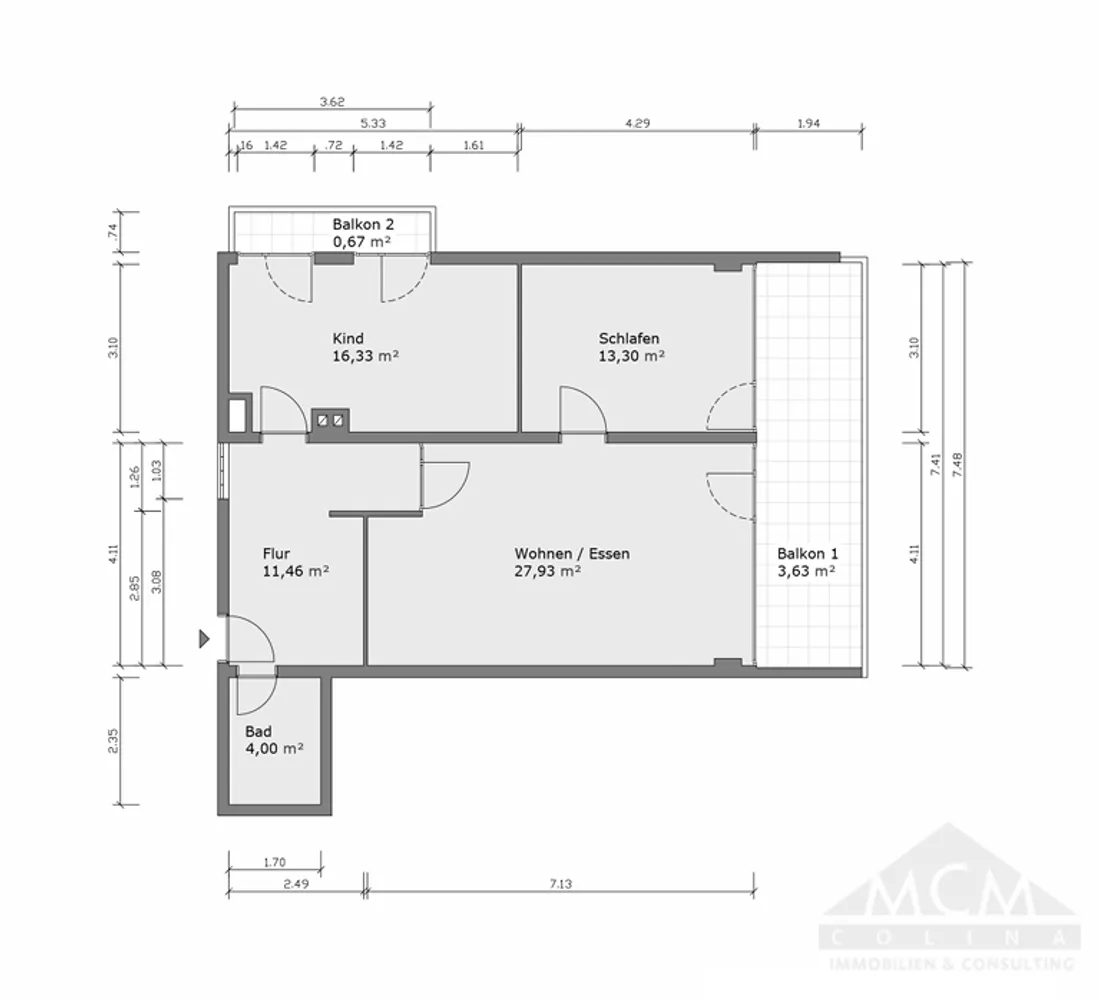 3 Zimmer Wohnung mit 78 m² in Frankfurt am Main – Bild 9