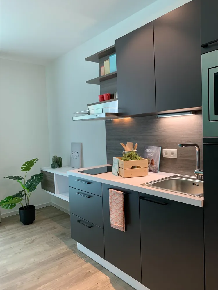 1 room apartment with 26 m² in Münster – Photo 4