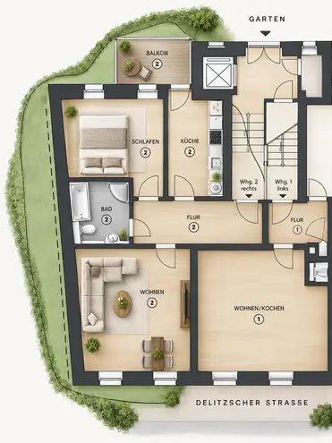 2 Zimmer Wohnung mit 62 m² in Leipzig – Bild 5
