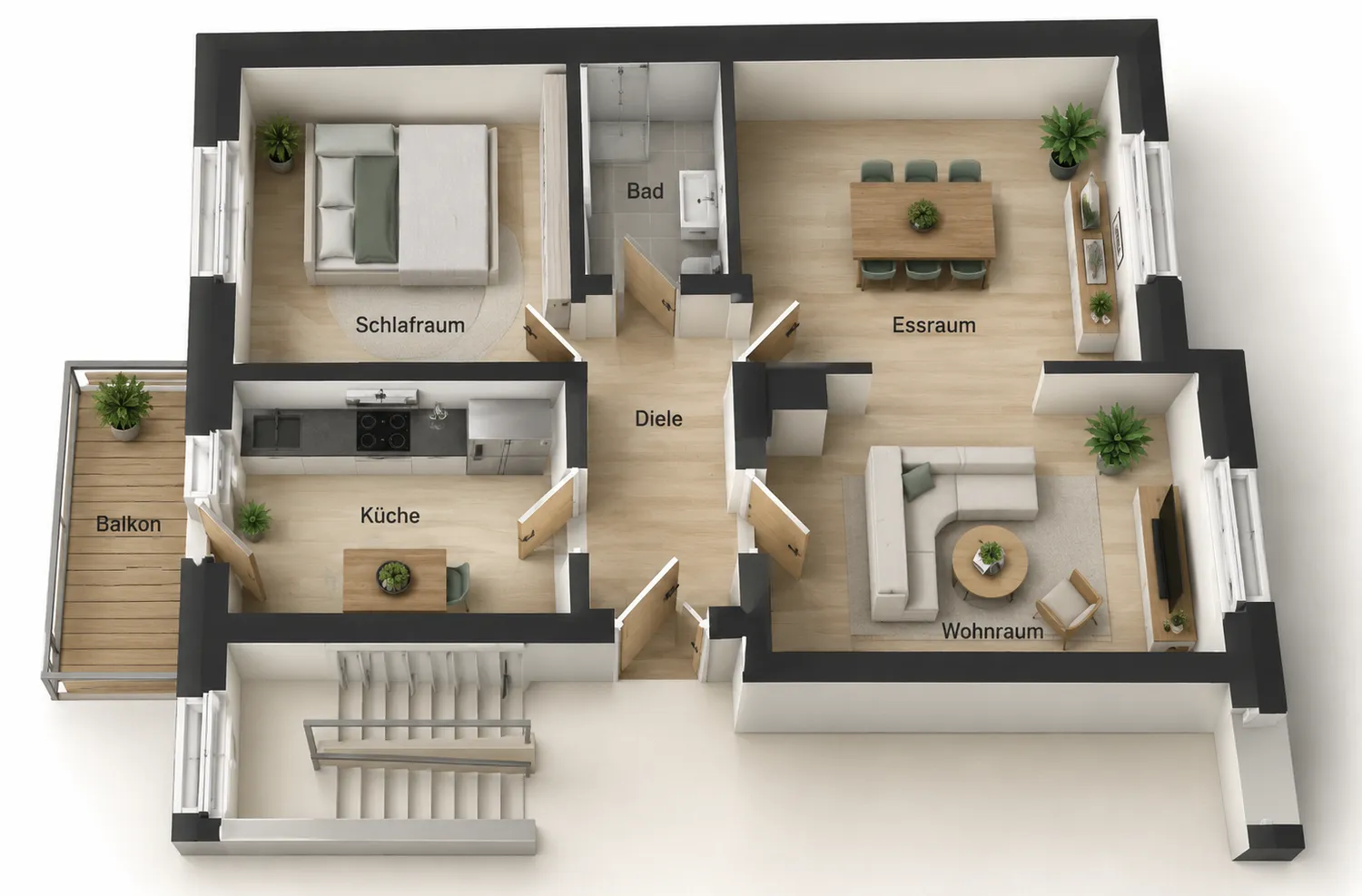3 Zimmer Wohnung mit 64 m² in Köln – Bild 6