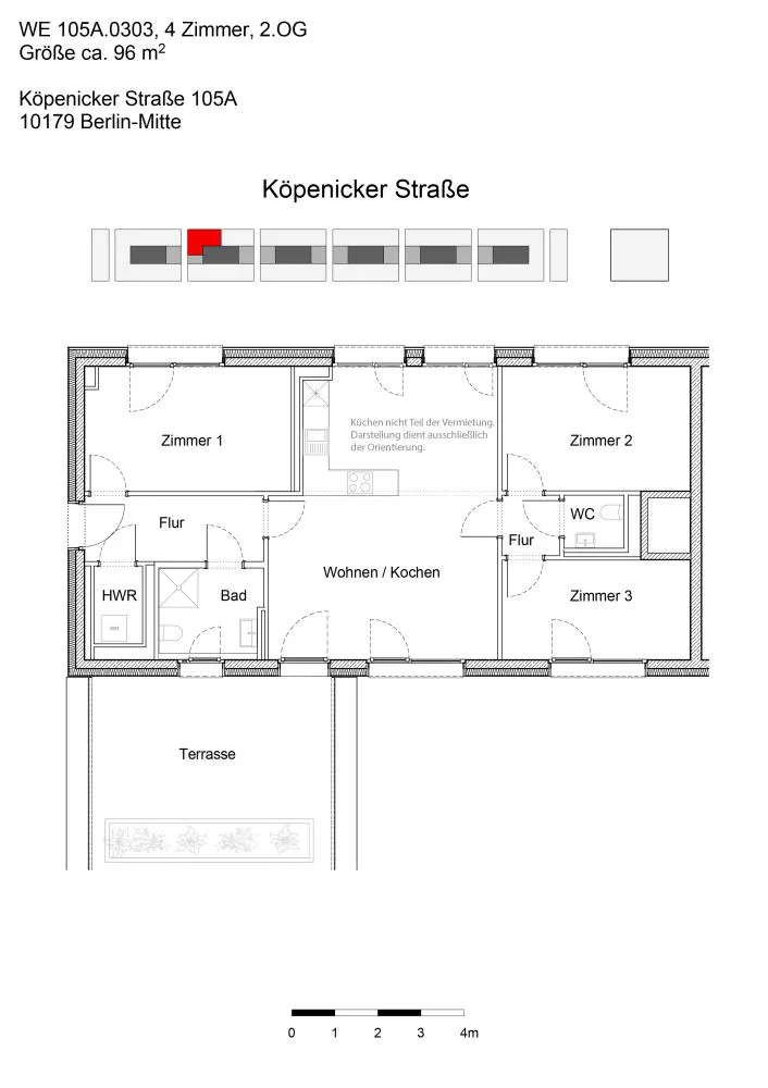 4 Zimmer Wohnung mit 96 m² in Berlin – Bild 2