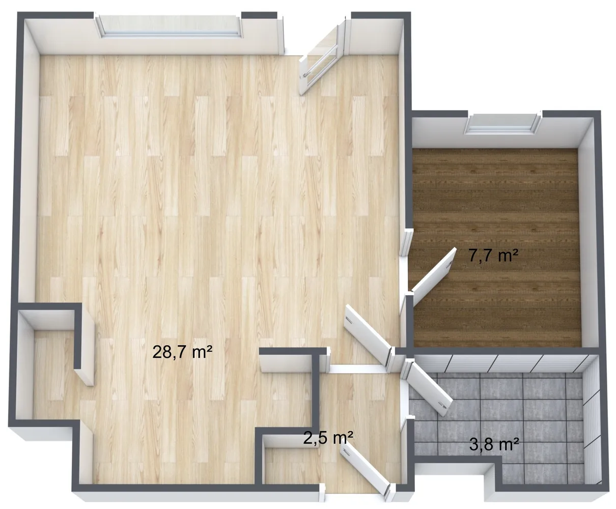 2 Zimmer Wohnung mit 45 m² in Nürnberg – Bild 1