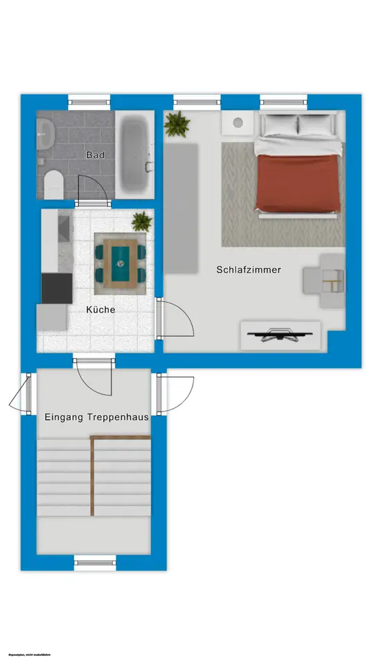 2 Zimmer Wohnung mit 28 m² in Halle (Saale) – Bild 4