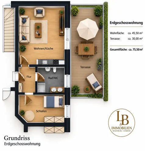 2 Zimmer Wohnung mit 46 m² in Hamburg – Bild 10