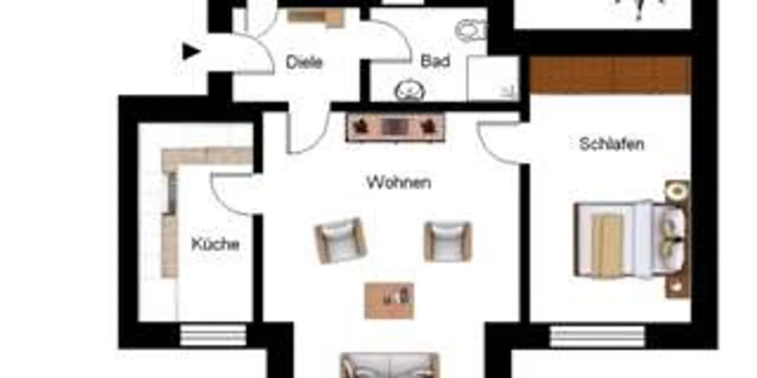 2 room apartment with 46 m² in Düsseldorf – Photo 8