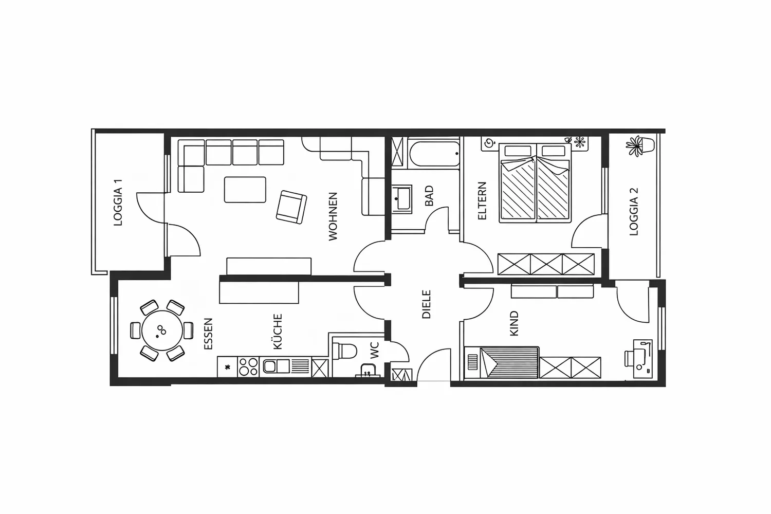 3 Zimmer Wohnung mit 95 m² in Heidelberg – Bild 4