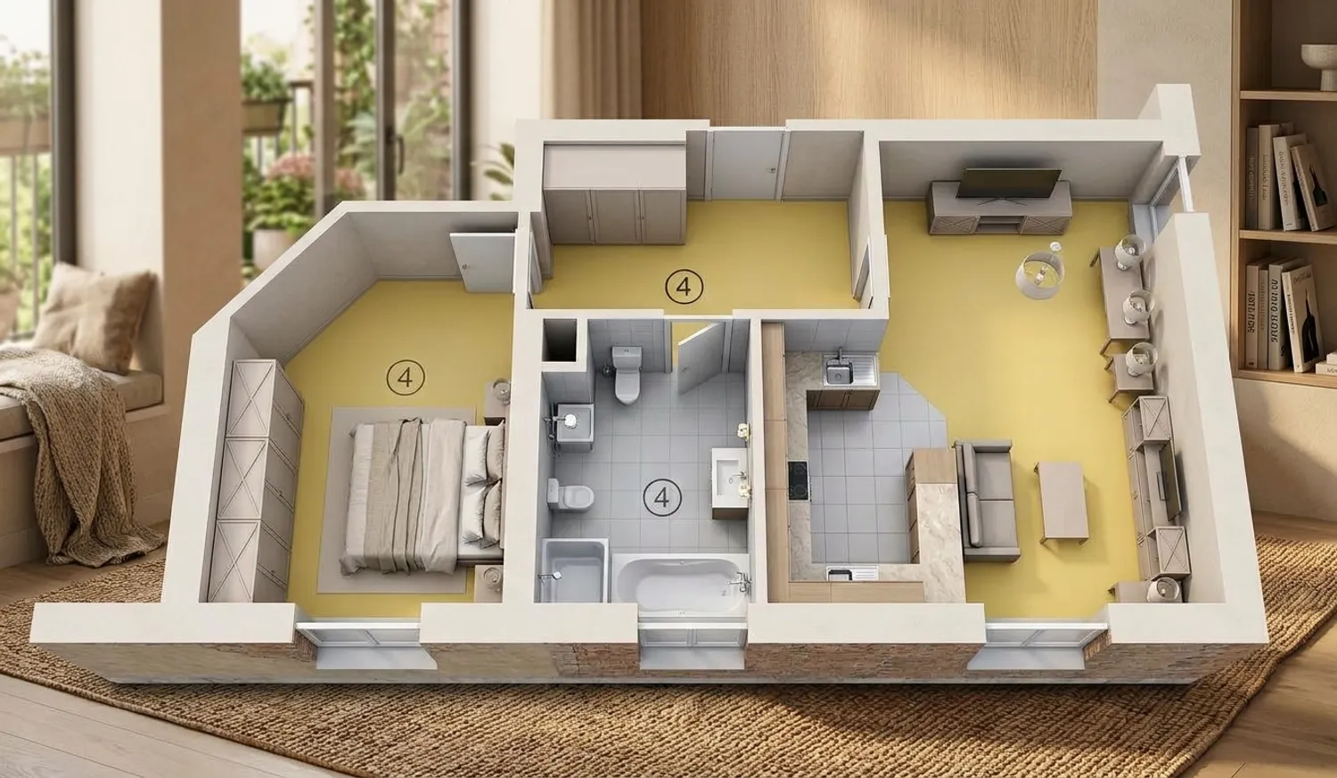 2 room apartment with 60 m² in Dresden – Photo 8