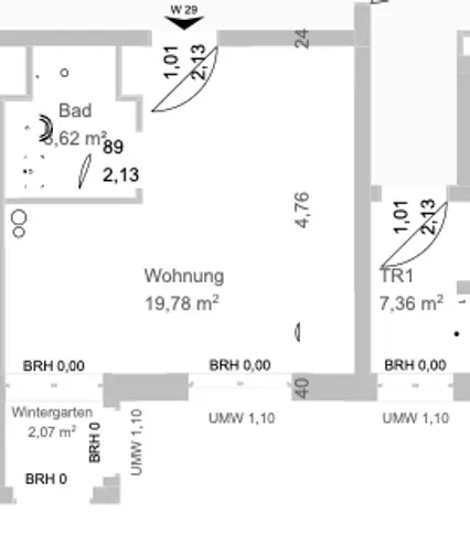 1 Zimmer Wohnung mit 25 m² in Berlin – Bild 3