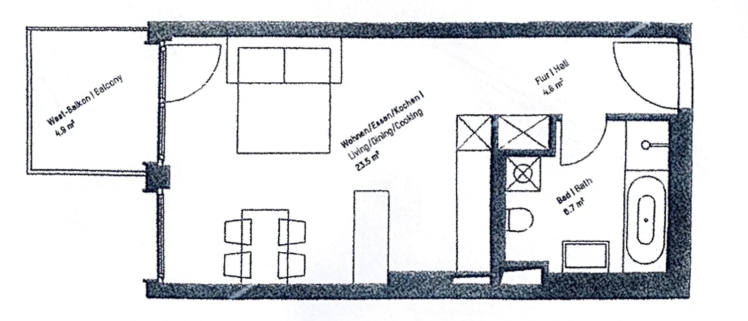 1 room apartment with 37 m² in Berlin – Photo 7